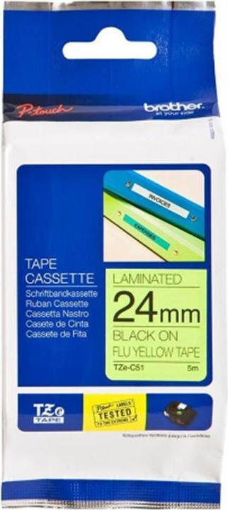 Brother Tze-C51 (2.40 cm, Schwarz)