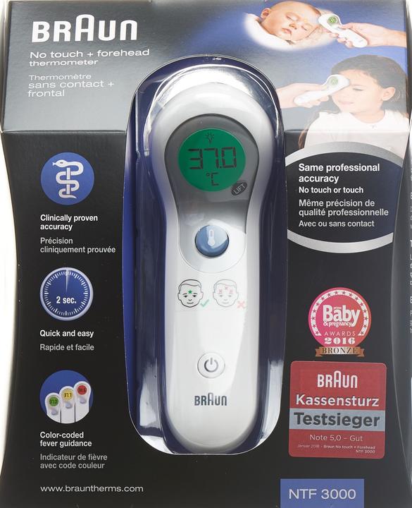 Actual product image Braun Ntf 3000 (Non-contact, Forehead)