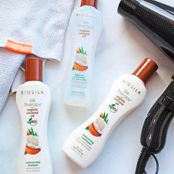 Produktbild Farouk Systems Biosilk Silk Therapy Coconut Oil (355 ml, Flüssiges Shampoo)