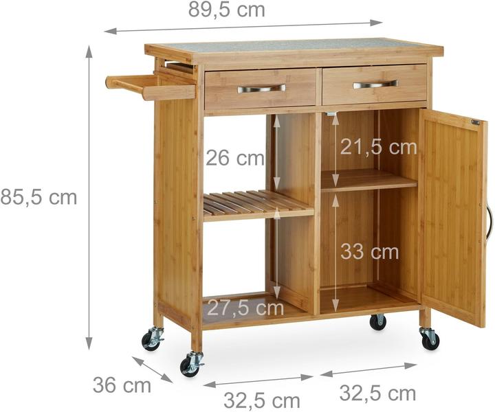 Immagine prodotto Relaxdays Carrello da cucina