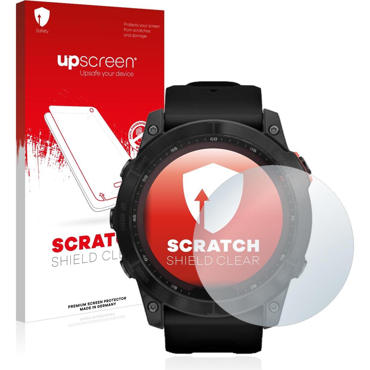 upscreen Scratch Shield Displayschutz, Smartwatch Schutzfolie, Transparent