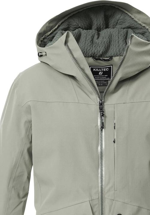 Actual product image Killtec Functional Women's Hooded Parka with Adjustable Cuffs and Reflective Elements (38)