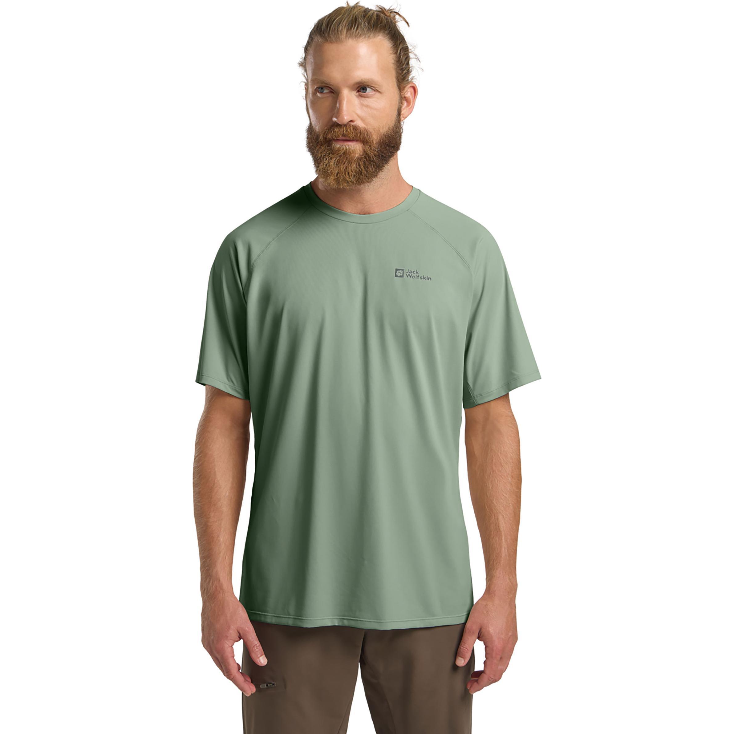 Jack Wolfskin, Herren, Sportshirt, Prelight Swift T M (S), Grün, S