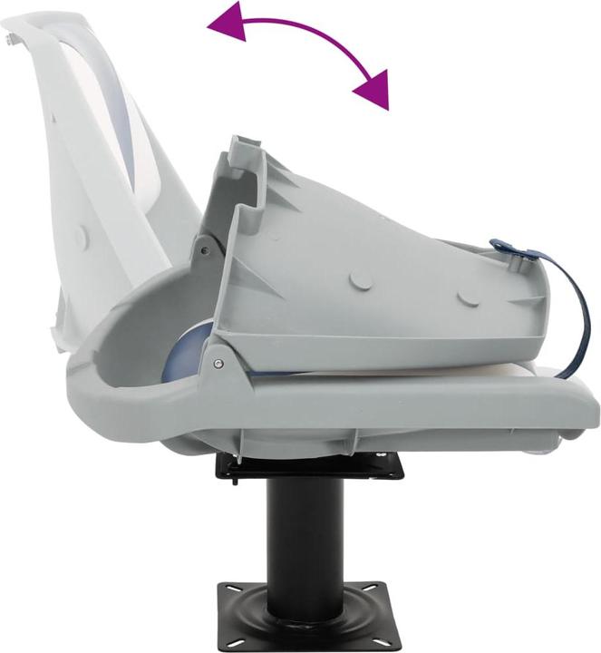 Immagine prodotto vidaXL Sedili per barca con piattaforma 2 pezzi girevoli a 360°