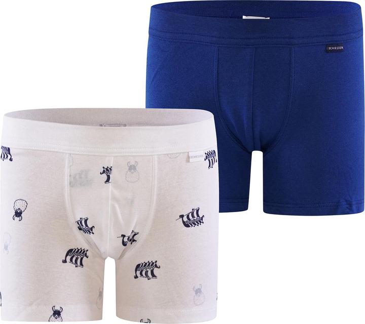 Produktbild Schiesser 2er Pack Feinripp Organic Cotton Retro Short / Pant (92, 2er Pack)