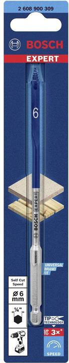 Produktbild Bosch Professional Zubehör Expert Self Cut Speed Flachfräsbohrer (6 Millimeter)