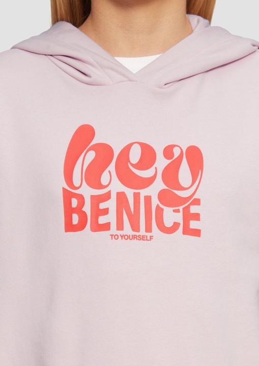 Actual product image S.Oliver Sweatshirt Oversized Kapuzen-Sweatshirt mit Front-Print (158, 164)