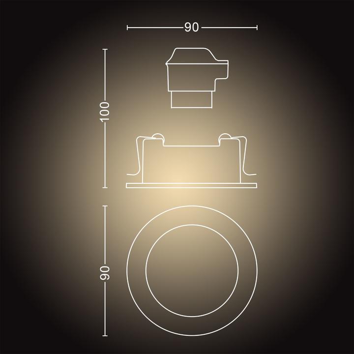 Produktbild Philips Hue Milliskin Basis BT (350 lm, GU10)