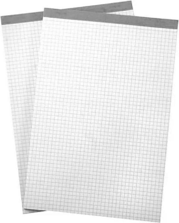 Actual product image BüroLine Office blocks - Multipack- 65 g/m² - 100 sheets (A7, Checked)
