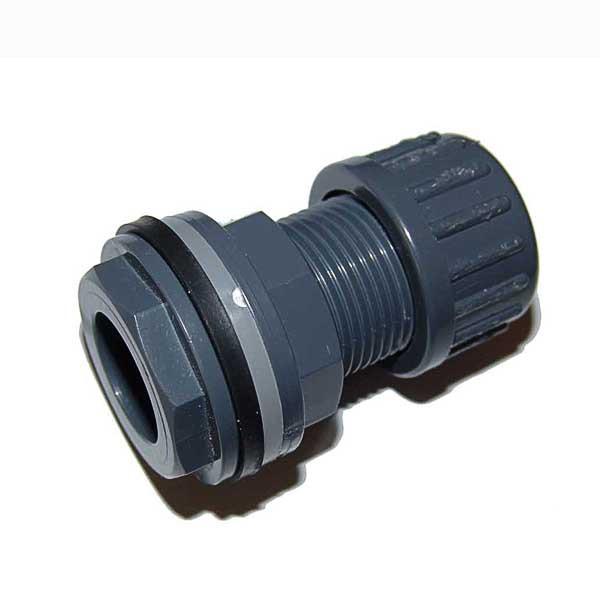 Actual product image Koi-Breeder PVC-U clamp feedthrough