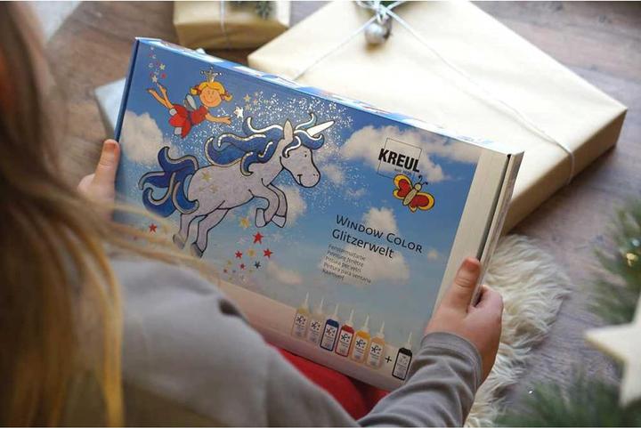 Produktbild Kreul Window Color (Pfirsich, Goldgelb, Dunkelrot, Rosa, Schwarz, 560 ml)