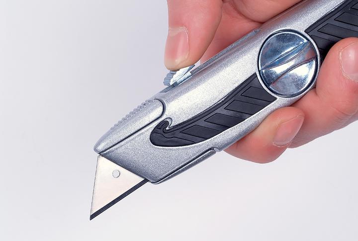 Produktbild wolfcraft 1 Standard-Messer m. einziehbarer Klinge (Cutter)