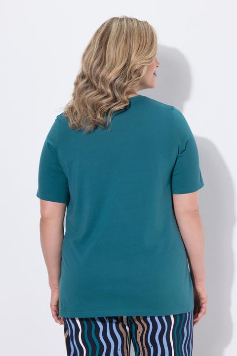 Actual product image Ulla Popken 2 Pack of Eco Cotton Basic Tees (56)