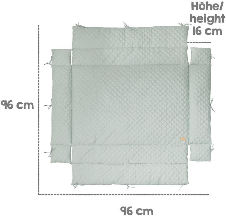 Produktbild Roba Universal-Laufgittereinlage Style Frosty green (96 cm, 96 cm)