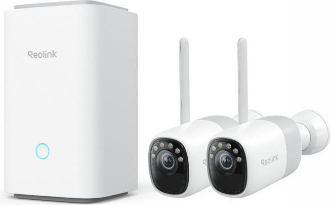 Produktbild Reolink Hub with 2x Altas 2K | 4MP | Battery | Wi-Fi (2560 x 1440 Pixels)