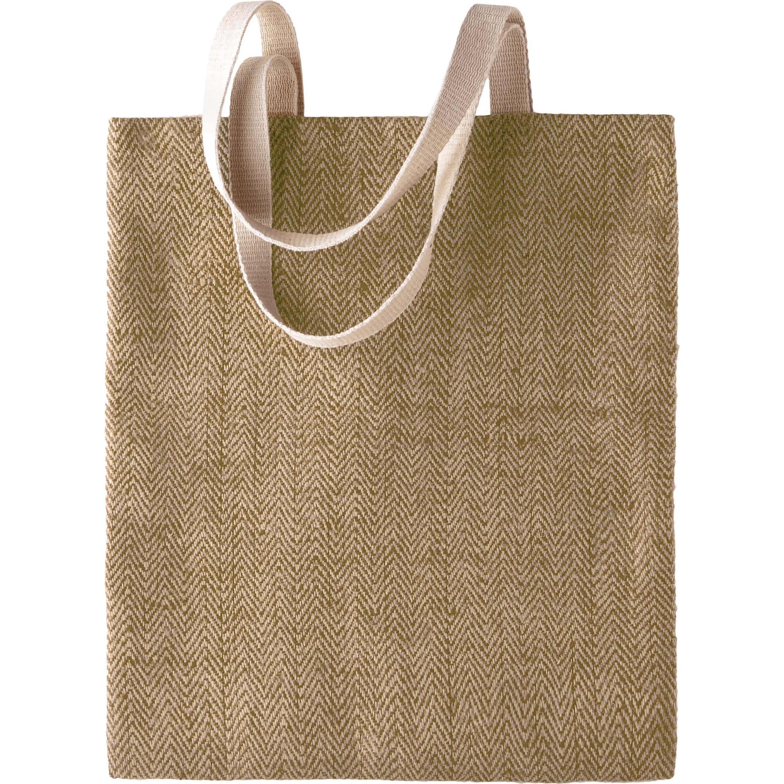 Kimood, Tasche, en Toile de Jute Teint 100% Naturel, Beige