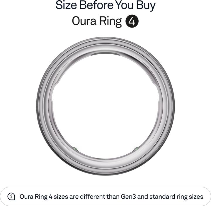 Productafbeelding Oura Ring 4 (11, Geborsteld Zilver)