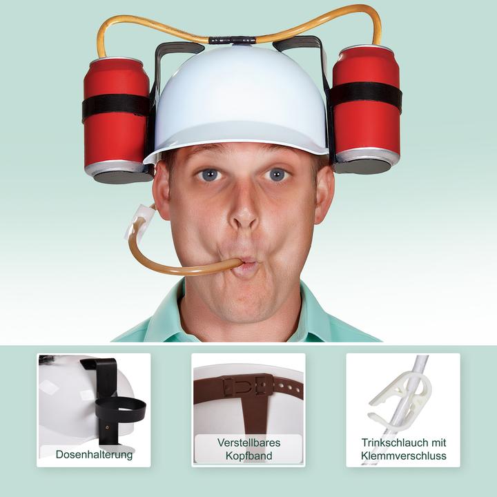 Produktbild Relaxdays Trinkhelm