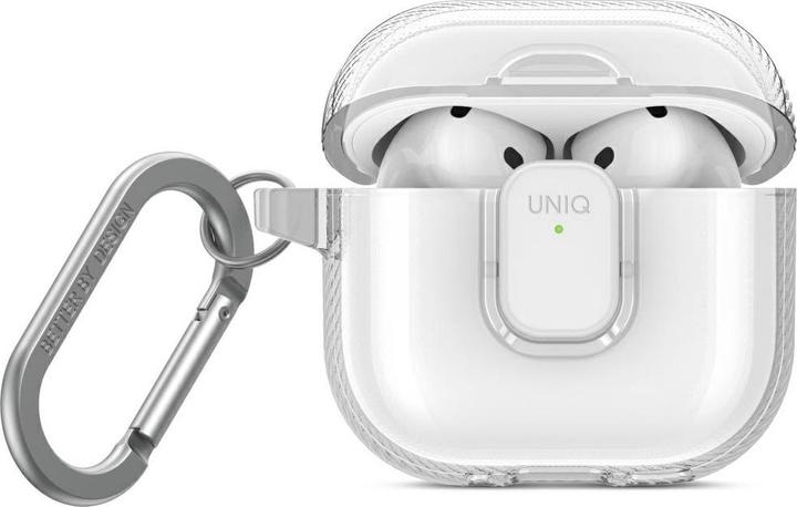 Uniq Case Glase Pro for AirPods 4 Lock Case transparent (Hoofdtelefoon hoes)