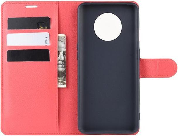 Produktbild MU Classic Litchi Leder Bookcover Series (OnePlus 7T)