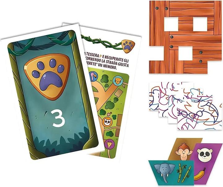 Actual product image Clementoni Galileo Escape Game Junior Escape from the zoo (German, 1 - 4 Players)