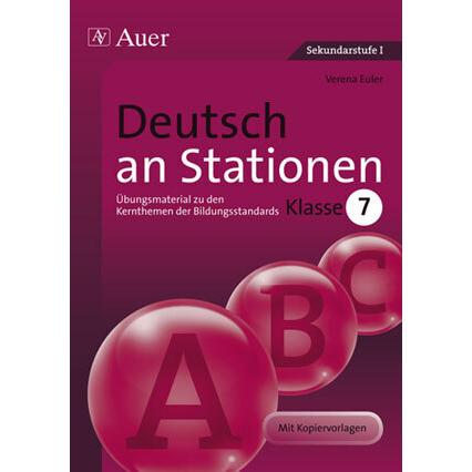 Deutsch an Stationen. Klasse 7, Schulbücher von Verena Euler