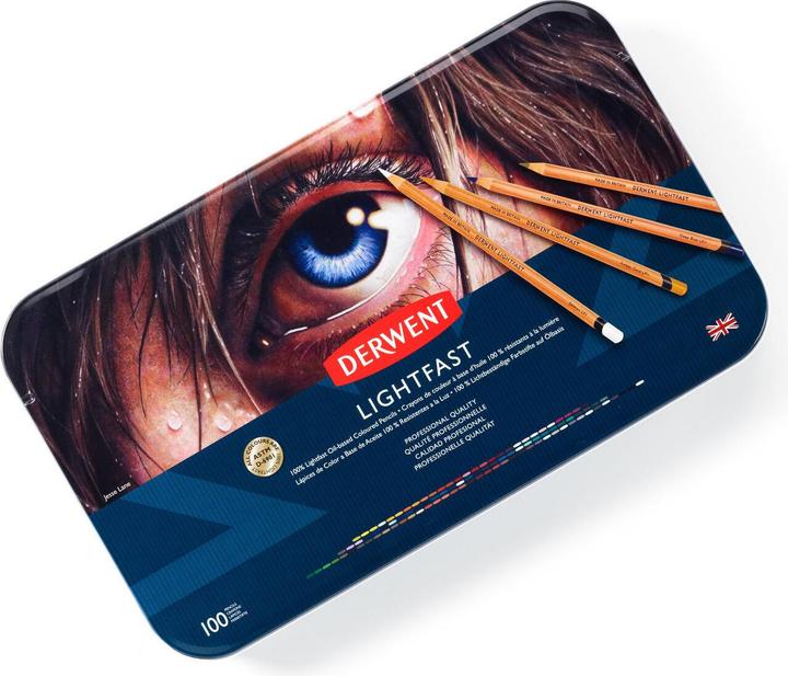 Actual product image Derwent Lightfast coloured pencils, 4 mm, multicoloured, 100 pieces (100 x)