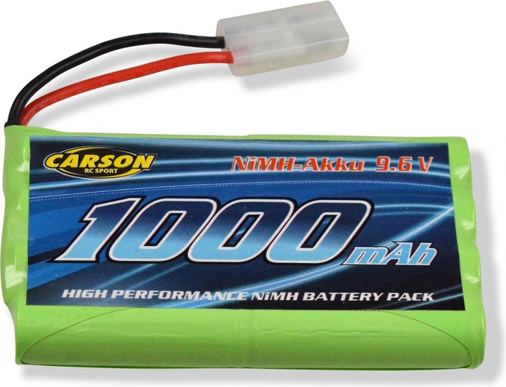 Carson Modellbau Akkupack (NiMh) 9,6V/1000mAh NiMH Akku Magic Mach. TAM (9.60 V, 1000 mAh)