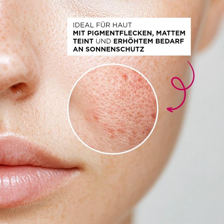 Actual product image Eveline Cosmetics Perfect Bright Face Cream SPF 50 30ml (Suntan cream, SPF 50, 30 ml)