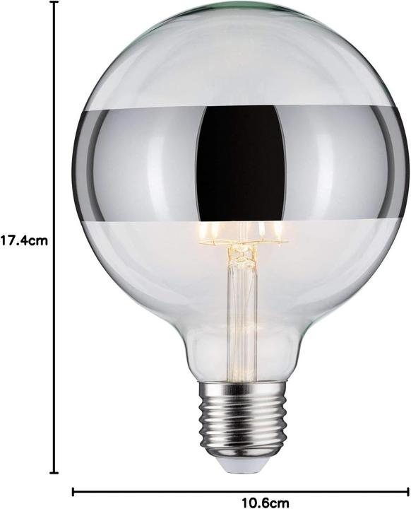 Produktbild Paulmann Globe mit Ringspiegel (E27, 640 lm, 1x)