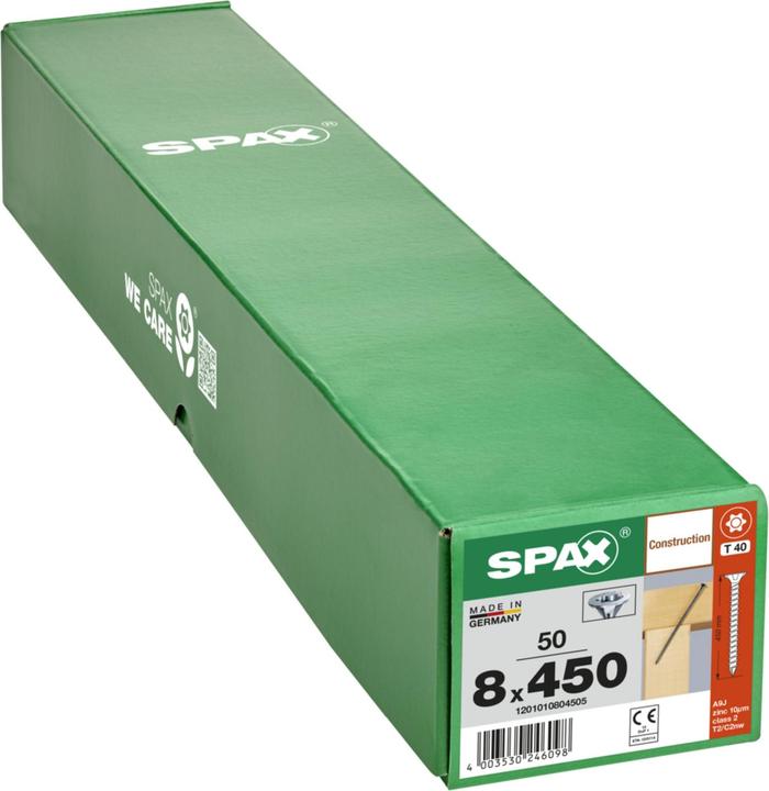 Actual product image Spax Senkmultikopf T-Star Plus T40 Vollgewinde Cut Wirox (50 Screws per piece)