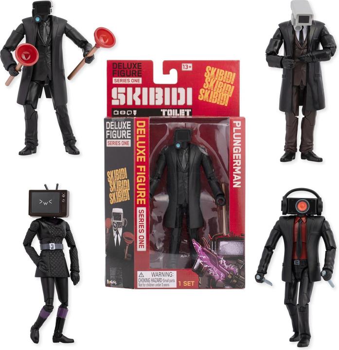 Actual product image Skibidi Toilet SKT Deluxe Figure