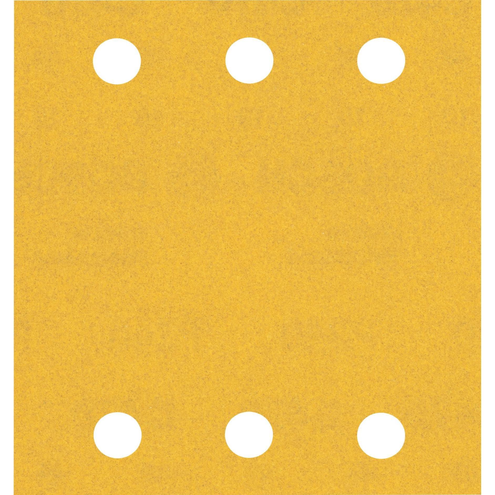 Bosch Professional Zubehör, Schleifmittel, EXPERT C470 Schleifpapier mit 6 Löchern für Schwingschleifer, 115 x 107 mm, G...