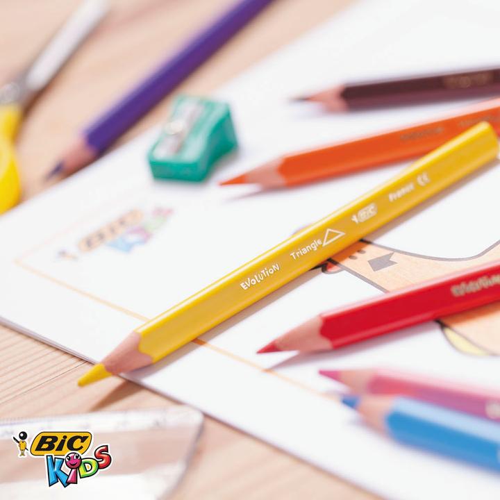Produktbild Bic ECOlutions Kinder Evolution Dreieck (Mehrfarbig, 48 x)