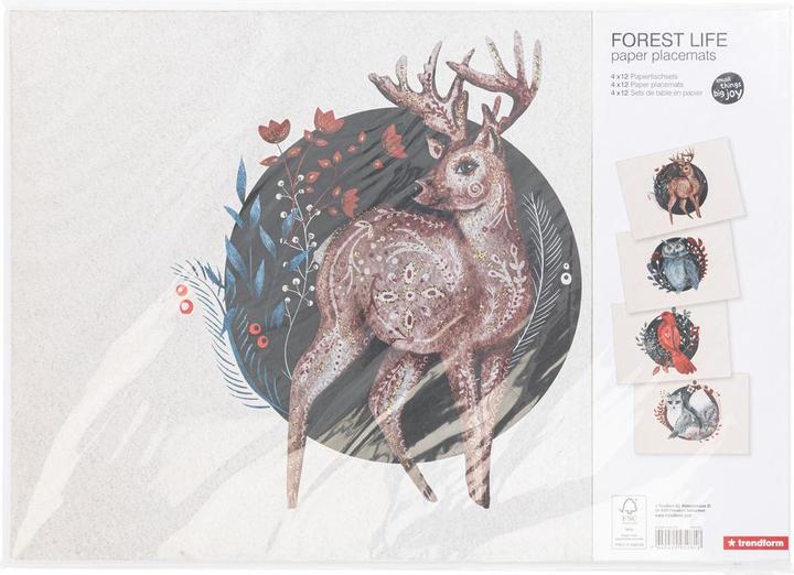 Produktbild Trendform Papiertischset FOREST LIFE (42 x 29.70 cm)