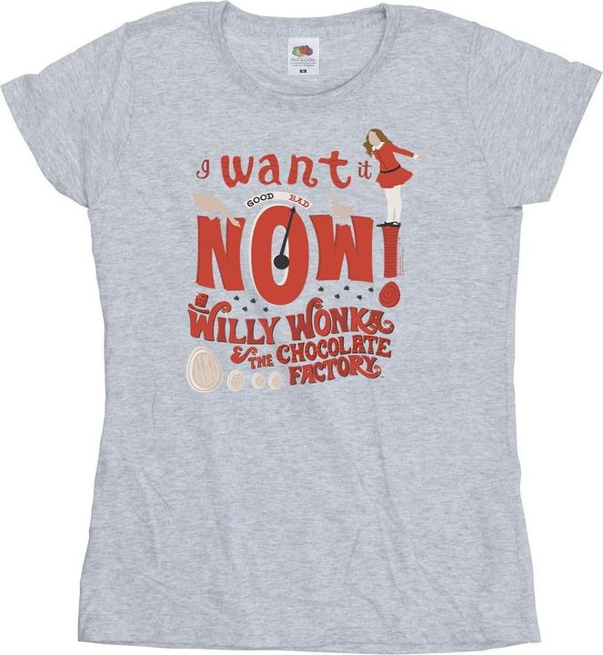 Produktbild Willy Wonka & the Chocolate Factory Verruca Salt I Want It Now TShirt (XL)