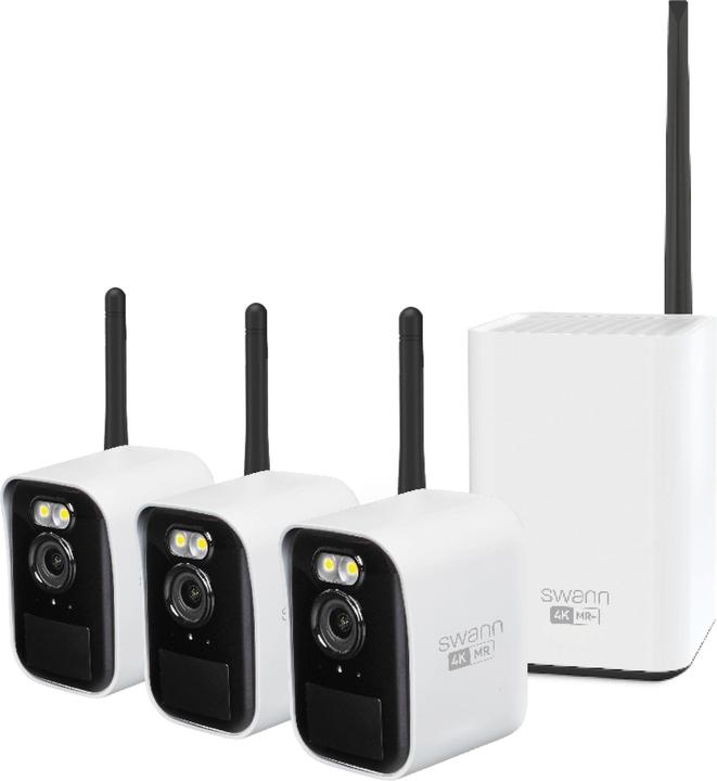 Immagine prodotto Swann MaxRanger4K Mini Wireless Kit mit 3 Kameras (3840 x 2160 pixel)