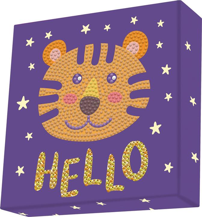 Actual product image Diamond Dotz Diamond Painting Hello Tiger