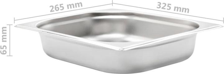 Produktbild vidaXL Gastronorm-Behälter (GN 1/2, 4 l)