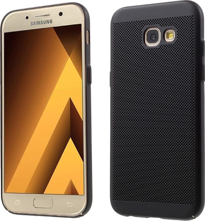 Produktbild König Design Handyhülle für Samsung Galaxy J3 (2017) Schutzcase Backcover Bumper Etui Schwarz (Samsung Galaxy J3 (2017))
