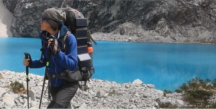 Produktbild Sunslice Tragbare Solar-Batterie 8W "Electron" (10000 mAh, 8 W, 20 Wh)