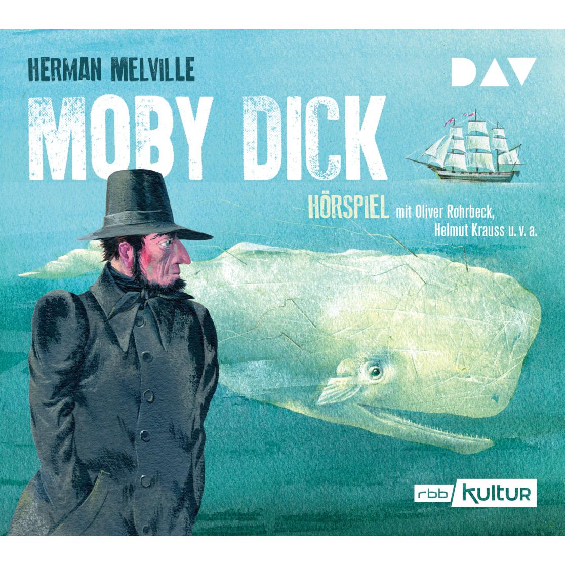 Moby Dick, Hörbücher von Herman Melville, Oliver Rohrbeck, Joachim Kerzel