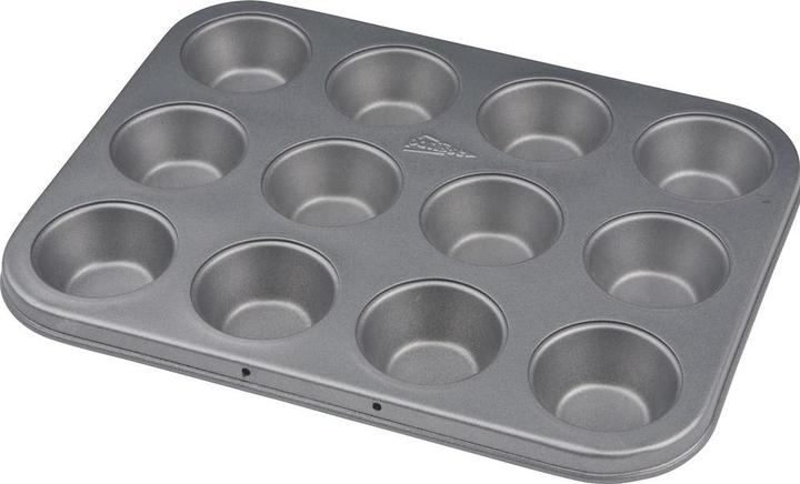 Actual product image Patisse Silver Top Mini Muffin tin 12 compartments