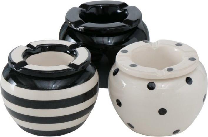 Image du produit Boltze Home Cendrier tempête Blacko Set de 3