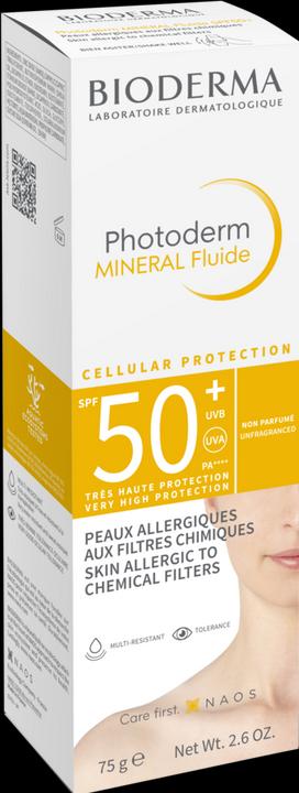 Immagine prodotto Bioderma Fluido minerale Photoderm SPF50+ (Crema solare viso, SPF 50, 105 ml, 150 g)