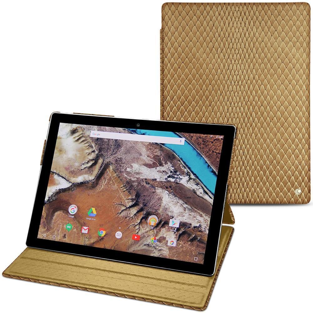 Noreve Lederschutzhülle vertikal (Pixel C), Tablet Hülle, Beige