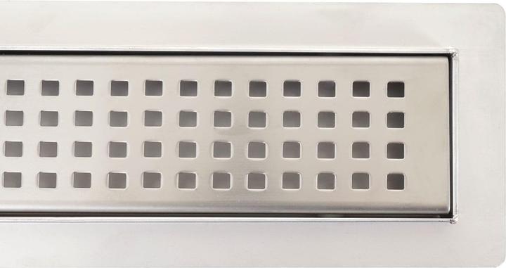 Produktbild Swisshandel24 Duschrinne 110cm Bodenablauf Abflussrinne Duschablauf, Edelstahl Siphon 50-120cm - 51207 (1140 mm)