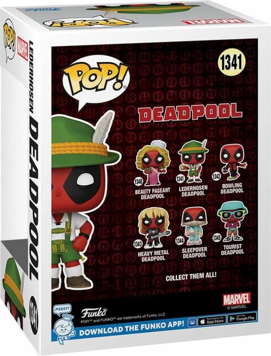 Actual product image Funko Deadpool Parody POP! Vinyl Figur Lederhosen 9 cm