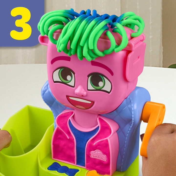 Actual product image Play-Doh Hair Styling Salon Wild Hairdresser