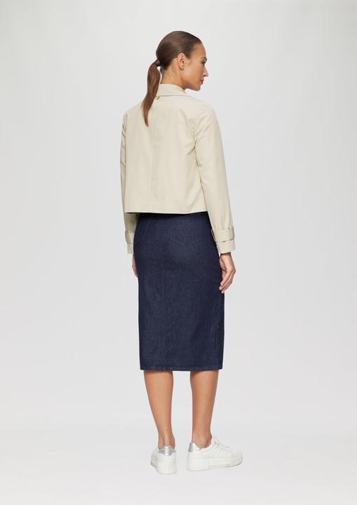 Actual product image S.Oliver Outdoor-Jacke Verkürzte Relaxed-Fit-Jacke im Trench-Stil (48)